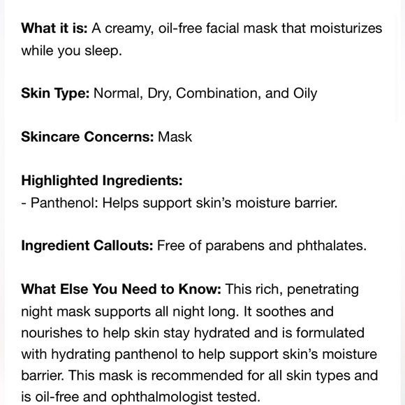 SALE🌷2FOR 55$ 🌺 NEW FULL SIZE MOISTURE SURGE OVERNIGHT MASK 100 ml - Picture 6 of 7